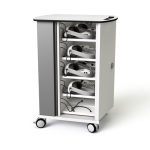 Meta Quest 3 VR headset charging cart for 10 headsets and their controllers