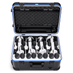 Meta Quest 3 charging and transport case for 4 to 8 VR headsets